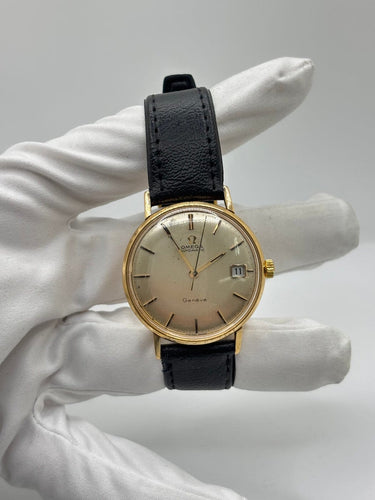 Montre Omega Genève - Montre automatique en or jaune 18K 58 Facettes 1793