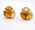 Boucles d'oreilles BVLGARI - Boucles d’oreilles clips vintage en or jaune 18 carats et citrines 58 Facettes 90790/ac12645