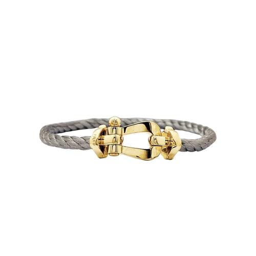 Bracelet Bracelet Fred, "Force 10", or jaune, acier. 58 Facettes 35556