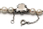 Collier Collier de perles années 50 en or blanc 18 carats serti de diamants 58 Facettes B850