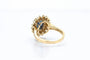 Bague 51 Bague avec saphir et diamants en or jaune 14 carats 58 Facettes 11772