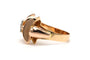 Bague 53 Bague Art déco en or jaune et diamant 58 Facettes B849