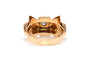 Bague 53 Bague Art déco en or jaune et diamant 58 Facettes B849