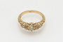 Bague 54 Bague - Diamant taille ancienne 1,20 ct en or jaune 58 Facettes 9601