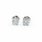 Boucles d'oreilles Boucles d'oreilles puces - Diamants 2,15 ct en or blanc 18 carats 58 Facettes Puce diamant
