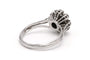 Bague 54 Bague contemporaine en or blanc et diamants 58 Facettes 20058