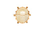 Broche Broche années 50 en or jaune 18 carats, perles et camée 58 Facettes 13901