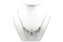 Collier Art nouveau - Collier pendentif en or jaune et blanc, diamants et perle 58 Facettes 23690