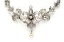 Collier Art nouveau - Collier pendentif en or jaune et blanc, diamants et perle 58 Facettes 23690