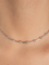 Collier Collier moderne en or blanc et diamants 58 Facettes BO/210034
