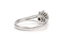 Bague 58 Bague contemporaine en or blanc 18 carats sertie de diamants taille brillant 58 Facettes 26042401-03