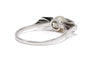 Bague 55 Bague Art déco en or blanc 18 carats avec perle et diamants 8/8 58 Facettes B843