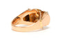 Bague 54 Bague Art déco en or jaune 18 carats sertie de diamants taille rose 58 Facettes 23741