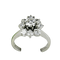 Bague 49.5 Bague vintage - bague en or blanc 750 diamants 58 Facettes 2045