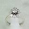 Bague 49.5 Bague vintage en or blanc 750 avec diamants 58 Facettes 2045