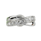 Bague 55.5 Ring en or blanc 750 avec brillants 58 Facettes 2126