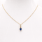 Collier Collier - Pendentif en or jaune 18 carats saphir et diamants 58 Facettes Collier en or saphir et diamants