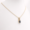 Collier Collier - Pendentif en or jaune 18 carats saphir et diamants 58 Facettes Collier en or saphir et diamants