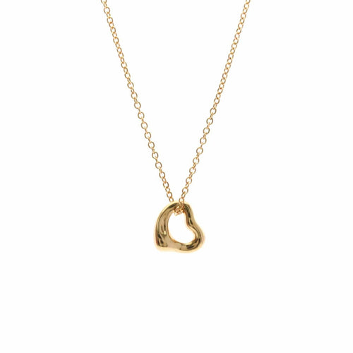 Collier Tiffany & Co. Elsa Peretti - Collier Open Heart en or rose 18K 58 Facettes gqjm50yrbb