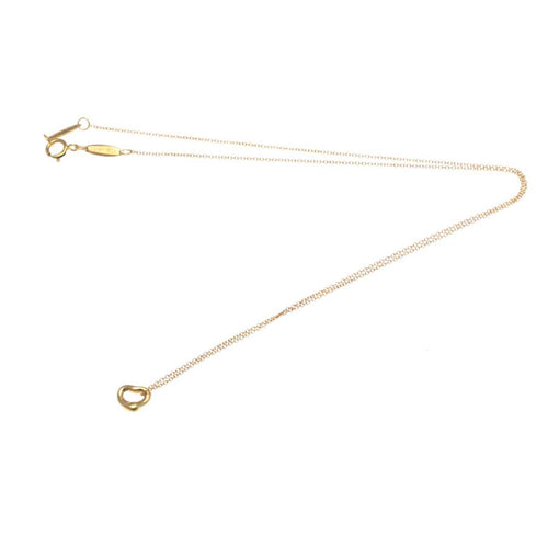 Collier Tiffany & Co. Elsa Peretti - Collier Open Heart en or rose 18K 58 Facettes gqjm50yrbb