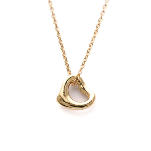 Collier Tiffany & Co. Elsa Peretti - Collier Open Heart en or rose 18K 58 Facettes gqjm50yrbb