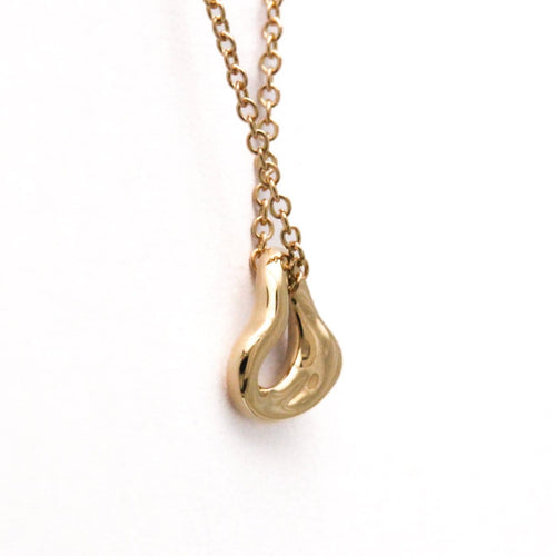 Collier Tiffany & Co. Elsa Peretti - Collier Open Heart en or rose 18K 58 Facettes gqjm50yrbb