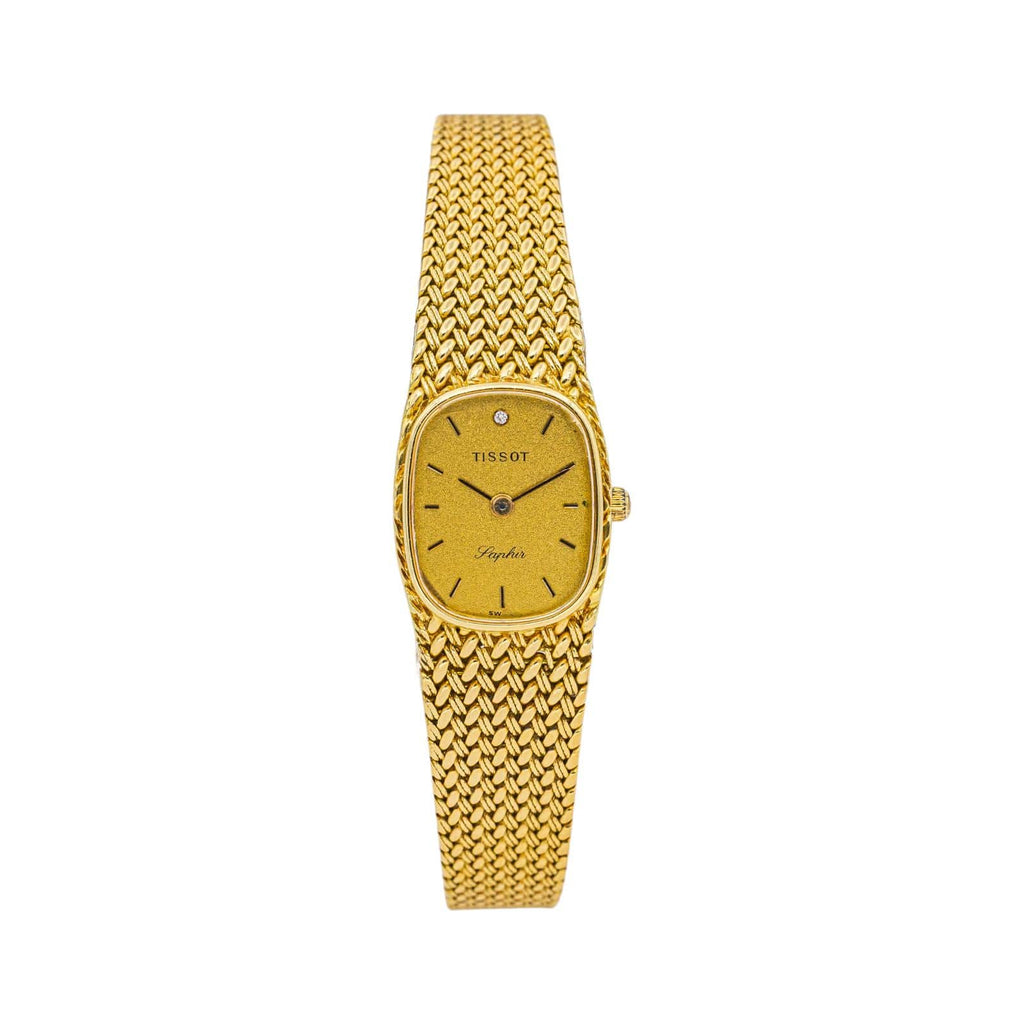 Tissot Watch Yellow Gold Diamond - 58 Facettes