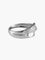 Bague 57 Ruban - Bague pavée de diamants en or blanc 58 Facettes BO/160025