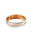 Bague 55 Alliance - Bague en or rose et blanc 58 Facettes AL220