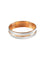 Bague 55 Alliance - Bague en or rose et blanc 58 Facettes AL220