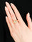 Bague 53 Toi & Moi - Bague vintage en or jaune diamants 58 Facettes BO/210025