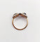 Bague 48 Bague marguerite - Bague en or rose 18k, platine, saphirs et diamants 58 Facettes A06999