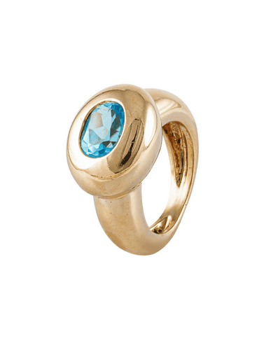 Bague 47 Fred - Bague en or jaune topaze 58 Facettes BA-210007