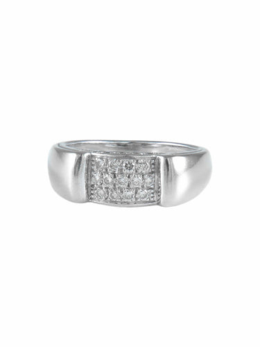 Bague 55 Joy - Bague en or blanc et diamants 58 Facettes BO/220020 NSS