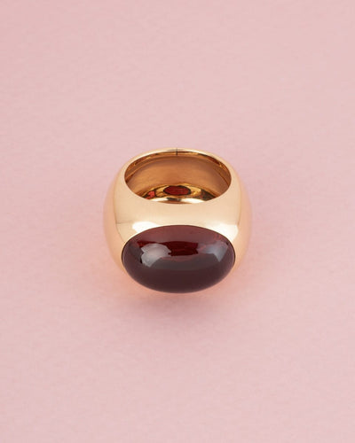 Bague 53 Pomellato - Bague en or jaune 18K et grenat 58 Facettes 257