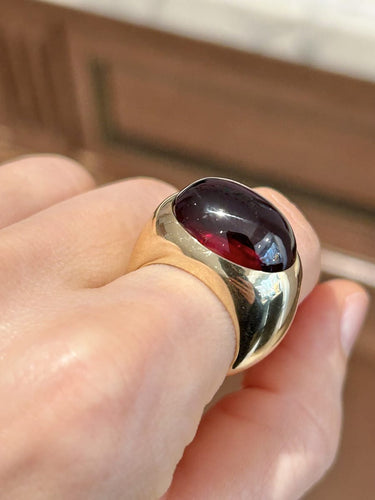 Bague 53 Pomellato - Bague en or jaune 18K et grenat 58 Facettes 257
