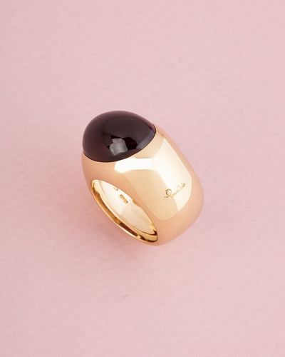 Bague 53 Pomellato - Bague en or jaune 18K et grenat 58 Facettes 257