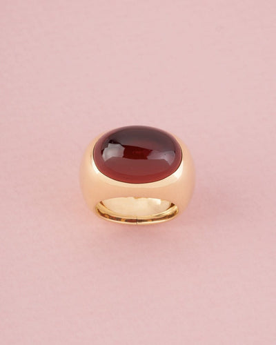 Bague 53 Pomellato - Bague en or jaune 18K et grenat 58 Facettes 257