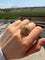 Bague 54 Bague en or jaune 18 kt pavée de diamants 58 Facettes 420 OC