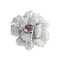 Bague 52 Bague fleur en or blanc, spinelle et diamants 58 Facettes OC-61E00508