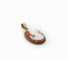 Pendentif Pendentif camée sur coquille en or jaune 18 carats 58 Facettes Pendentif 147 11