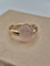 Bague 53 Pomellato Luna - Bague en or rose 18 ct et quartz rose 58 Facettes CV-0039