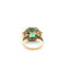 Bague 55 Bague - Émeraude colombienne certifiée, diamants et rubis en or jaune 18k 58 Facettes 50446