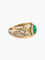 Bague 50 Sultan - Bague en or jaune 18 carats calcédoine 58 Facettes BO/220027 NSS