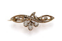 Broche Broche Art nouveau en or jaune 585 avec diamants 1,15 ct 58 Facettes 9043