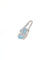 Pendant Pendant - Oval aquamarine in 18-carat white gold 58 Facettes 434731