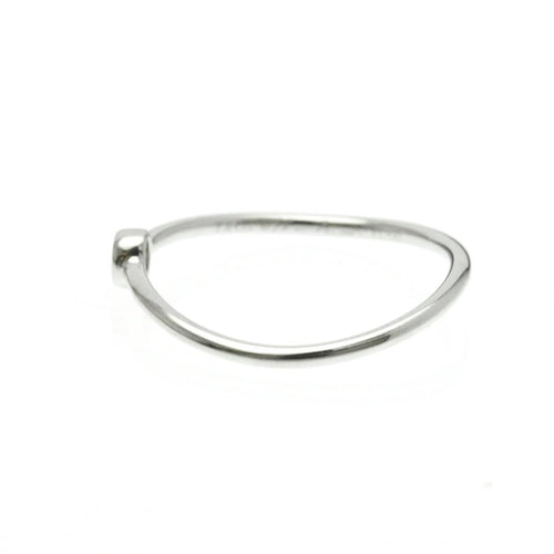 Bague Tiffany & Co. Elsa Peretti - Bague Wave Single-Row en platine et diamants 58 Facettes kqsez9v1wr
