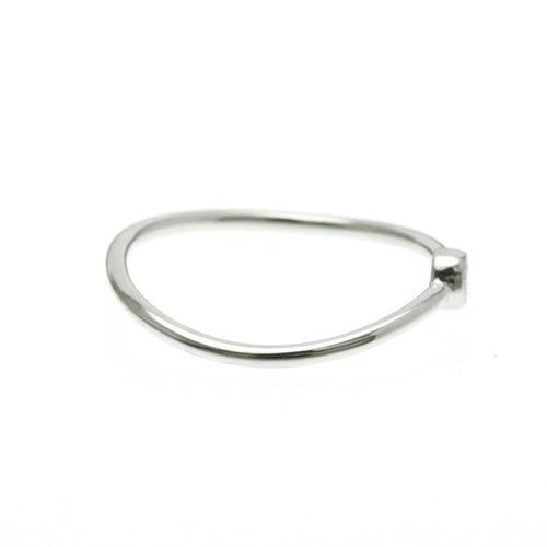 Bague Tiffany & Co. Elsa Peretti - Bague Wave Single-Row en platine et diamants 58 Facettes kqsez9v1wr