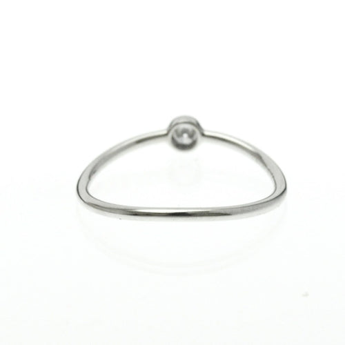 Bague Tiffany & Co. Elsa Peretti - Bague Wave Single-Row en platine et diamants 58 Facettes kqsez9v1wr