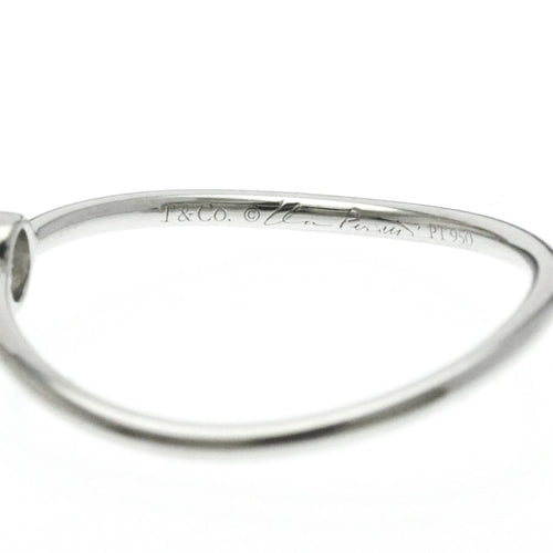 Bague Tiffany & Co. Elsa Peretti - Bague Wave Single-Row en platine et diamants 58 Facettes kqsez9v1wr